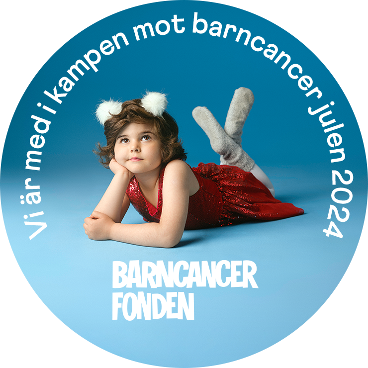 Barncancer logga för julen 2024